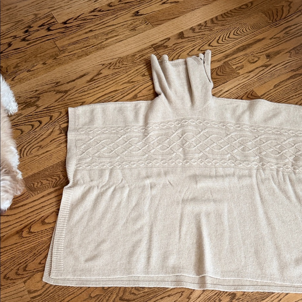 NYDJ Tan Poncho Sweater